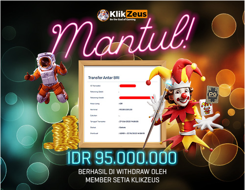 Menggila Di Slot Online: Kisah Kemenangan Member 95 Juta dan Rahasia Suksesnya Di Klikzeus