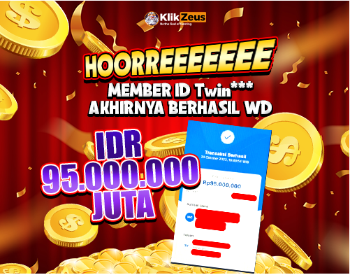 Rekening Bandar Klikzeus Bocor Lagi Ke Membernya Sebesar 95 Juta