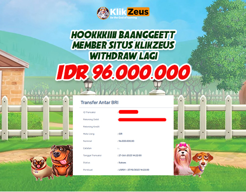 Pengalaman Menarik Seorang Member yang Memenangkan Jackpot Slot Hingga 96 Juta Di Situs Slot Klikzeus