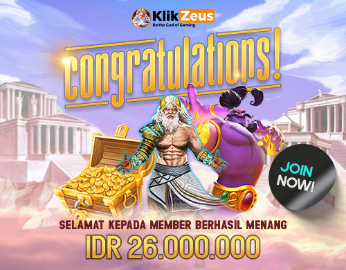 Banner member WD 26 juta di situs slot klikzeus