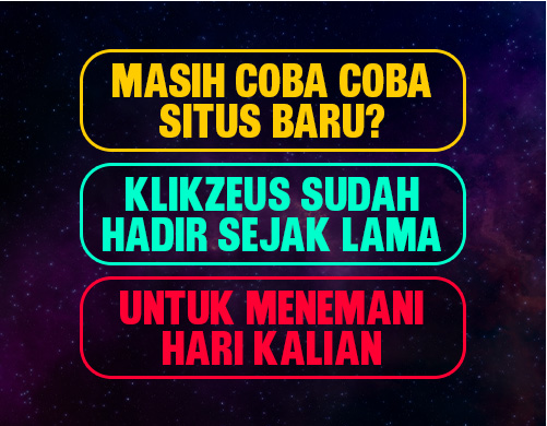 Banner harus bermain di situs slot klikzeus