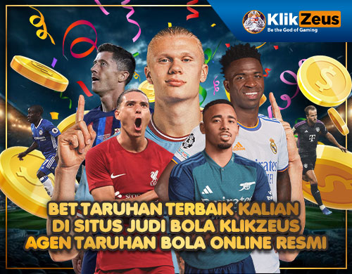 Banner judi bola online di situs klikzeus