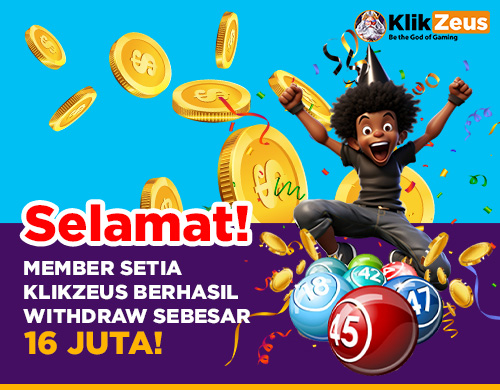 Banner WD 16 juta di situs web klikzeus