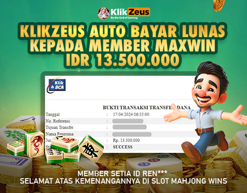 Banner WD 13 juta situs slot online klikzeus