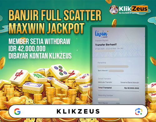 KLIKZEUS!!! 42 Juta Dibayar Kontan