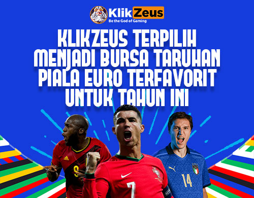 KlikZeus Terpilih Menjadi Bursa Taruhan Piala Euro Terfavorit untuk Tahun Ini