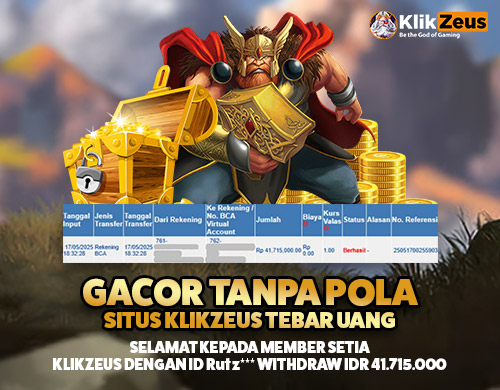 Uang Kaget Dari Maxwin Di Situs Klikzeus