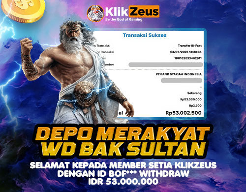 Mendadak Jadi Sultan Member Klikzeus!!!