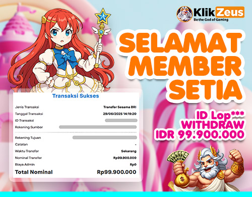 Ratusan Juta Dimenangkan Oleh Member Setia