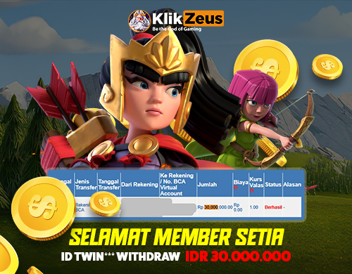 Rezeki Member Di Beri Kemenangan Oleh Klikzeus