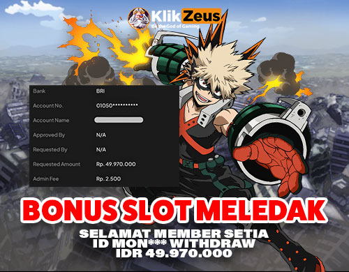 Bonus Main Slot Online Di Situs Klikzeus