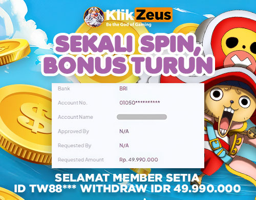Langsung Kaya Ketika Member Spin Pertama