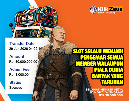 Kemenangan Member Setia Klikzeus Berhasil Withdraw 30 Juta Di Tengah Riuh Piala Dunia
