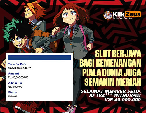 Klikzeus – Slot Online Berjaya di Tengah Semarak Piala Dunia