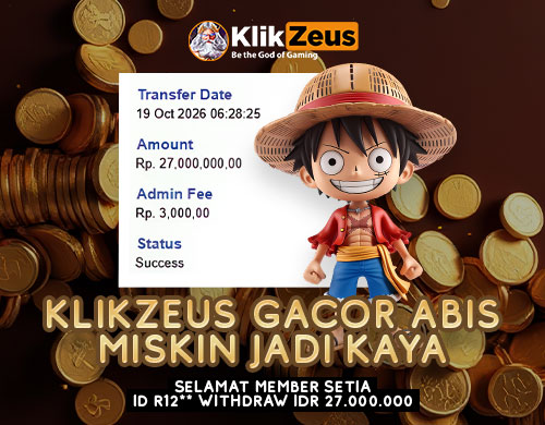 Member Klikzeus WD 27 Juta dengan Modal Kecil