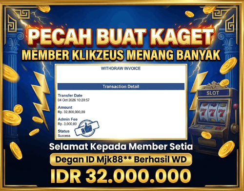 Rahasia Member Klikzeus Raih Menang Slot Online Gacor Hingga WD Besar Hari Ini